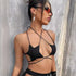 Drawstring Gothic Five Pointed Star Top